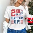 Baseball Second Grade Back To School 2nd Grade Batter Up Unisex T-Shirt Baseball Second Grade Back To School 2nd Grade Batter Up Unisex T-Shirt