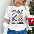 Boys Kid Back To School Goose Quackers Quack To School Unisex T-Shirt