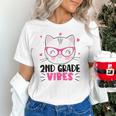 Cute 2nd Grade Vibes Cat Kitten Lover Back To School Girls Unisex T-Shirt Cute 2nd Grade Vibes Cat Kitten Lover Back To School Girls Unisex T-Shirt
