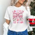 First Day Of 1st Grade Coquette Back To School Girls Kids Unisex T-Shirt First Day Of 1st Grade Coquette Back To School Girls Kids Unisex T-Shirt