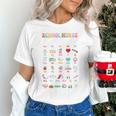Groovy Cute ABC School Nurse Alphabet Back To School Women Unisex T-Shirt Groovy Cute ABC School Nurse Alphabet Back To School Women Unisex T-Shirt
