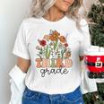 Groovy Third Grade Wildflowers Back To School 3rd Grade Unisex T-Shirt Groovy Third Grade Wildflowers Back To School 3rd Grade Unisex T-Shirt
