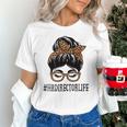 HR Director Leopard Messy Bun Appreciation Back To School Performance Unisex T-Shirt