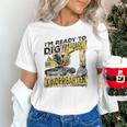 I'm Ready To Dig Kindergarten Back To School Excavator Unisex T-Shirt