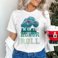 Kids I'M ON HONOR ROLL Monster Trucks Back To School Bruh Unisex T-Shirt