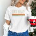 Lunch Manager Week Retro Vintage Back To School Day Premium Tri-Blend Unisex T-Shirt Lunch Manager Week Retro Vintage Back To School Day Premium Tri-Blend Unisex T-Shirt