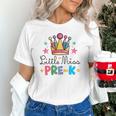 Miss Pre-K Pencils Crown Cute Back To School First Day Girls Unisex T-Shirt
