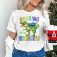 Roaring Into Kindergarten DinosaurRex Back To School Boys Performance Unisex T-Shirt