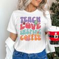 Teach Love Inspire Coffee Cute Teaching Quote Back To School Unisex T-Shirt Teach Love Inspire Coffee Cute Teaching Quote Back To School Unisex T-Shirt