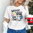 Watch Out Kindergarten Here I Come Cute Cat Back To School Unisex T-Shirt Watch Out Kindergarten Here I Come Cute Cat Back To School Unisex T-Shirt