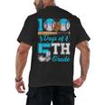 100 Days Of 5th Grade Baseball 100th Day Of School Boys Kids Men's Back Print T-Shirt 100 Days Of 5th Grade Baseball 100th Day Of School Boys Kids Men's Back Print T-Shirt