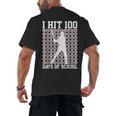 100 Days Of School Boys Kids 100th Day Balls For Baseball Men's Back Print T-Shirt 100 Days Of School Boys Kids 100th Day Balls For Baseball Men's Back Print T-Shirt