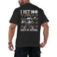 100 Days Of School Boys Kids 100th Day Balls Baseball Kids Men's Back Print T-Shirt 100 Days Of School Boys Kids 100th Day Balls Baseball Kids Men's Back Print T-Shirt