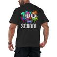 100 Days Of School Dripping Baseball Boys Kids Teacher Men's Back Print T-Shirt 100 Days Of School Dripping Baseball Boys Kids Teacher Men's Back Print T-Shirt