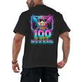 100 Drippy Days Of School Baseball Ice Cream 100th Day Boys Men's Back Print T-Shirt 100 Drippy Days Of School Baseball Ice Cream 100th Day Boys Men's Back Print T-Shirt
