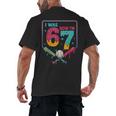 I Was 6 Now Im 7 Ice Cream Drip Baseball For Men Women Kids Men's Back Print T-Shirt I Was 6 Now Im 7 Ice Cream Drip Baseball For Men Women Kids Men's Back Print T-Shirt