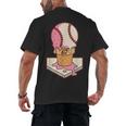 67 Tee Baseball Creamy Dripping Graphic Sixty-Seven Clothes Men's Back Print T-Shirt