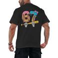 Baseball 67 Ice Cream Drip Skeleton Six Seven Boys Meme Men's Back Print T-Shirt Baseball 67 Ice Cream Drip Skeleton Six Seven Boys Meme Men's Back Print T-Shirt