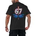 Baseball 67 Six Seven Gen Alpha Meme Drip Men's Back Print T-Shirt Baseball 67 Six Seven Gen Alpha Meme Drip Men's Back Print T-Shirt