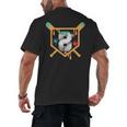 Baseball 8 Year Old Ice Cream Drip 8th Birthday Boy Number 8 Men's Back Print T-Shirt Baseball 8 Year Old Ice Cream Drip 8th Birthday Boy Number 8 Men's Back Print T-Shirt
