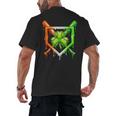 Baseball Drip Ice Cream St Patricks Day Shamrock Men's Back Print T-Shirt Baseball Drip Ice Cream St Patricks Day Shamrock Men's Back Print T-Shirt