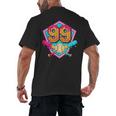 Baseball Drip Jersey Number 99 For Players & 99th Birthday Men's Back Print T-Shirt Baseball Drip Jersey Number 99 For Players & 99th Birthday Men's Back Print T-Shirt