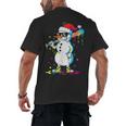 Baseball Snowman Drip Cool Christmas Men Boys Girls Men's Back Print T-Shirt Baseball Snowman Drip Cool Christmas Men Boys Girls Men's Back Print T-Shirt