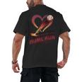 Baseball Valentine Love Is Our Home Run Apparel Men's Back Print T-Shirt Baseball Valentine Love Is Our Home Run Apparel Men's Back Print T-Shirt