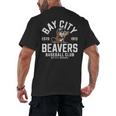 Bay City Beavers Baseball Club Estd 1913 Men's Back Print T-Shirt Bay City Beavers Baseball Club Estd 1913 Men's Back Print T-Shirt