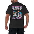 Bruh It's My 8th Birthday Baseball Ice Cream Drip 8 Year Old Men's Back Print T-Shirt Bruh It's My 8th Birthday Baseball Ice Cream Drip 8 Year Old Men's Back Print T-Shirt