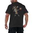 Dabbing Pirate Skeleton Baseball Dab Costume Boys Kids Men Men's Back Print T-Shirt Dabbing Pirate Skeleton Baseball Dab Costume Boys Kids Men Men's Back Print T-Shirt