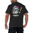 Dripping Baseball Baseball Lover Player Baseballer Men's Back Print T-Shirt
