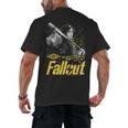 Fallout TV Series Lucy Do Unto Others Baseball Bat Gamer Men's Back Print T-Shirt Fallout TV Series Lucy Do Unto Others Baseball Bat Gamer Men's Back Print T-Shirt