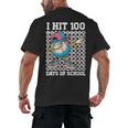 I Hit 100 Days Of School Baseball Ice Cream Drip Boys Girls Men's Back Print T-Shirt I Hit 100 Days Of School Baseball Ice Cream Drip Boys Girls Men's Back Print T-Shirt