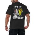 It's My 12th Birthday Baseball Softball Heart 12 Year Old Men's Back Print T-Shirt It's My 12th Birthday Baseball Softball Heart 12 Year Old Men's Back Print T-Shirt