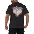 Kids Happy Easter Bunny Playing Baseball Boy Ice Cream Drip Men's Back Print T-Shirt