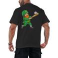 Leprechaun Playing Baseball St Patricks Day Men Boys Kids Men's Back Print T-Shirt Leprechaun Playing Baseball St Patricks Day Men Boys Kids Men's Back Print T-Shirt