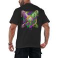 Mardi Gras Ice Cream Drip Baseball Sports For Men Women Kids Men's Back Print T-Shirt Mardi Gras Ice Cream Drip Baseball Sports For Men Women Kids Men's Back Print T-Shirt