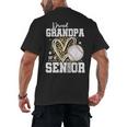 Proud Grandpa Of A 2026 Senior Baseball Graduation Leopard Men's Back Print T-Shirt Proud Grandpa Of A 2026 Senior Baseball Graduation Leopard Men's Back Print T-Shirt