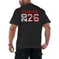 Senior Night Class Of 2026 Baseball Seniors Matching Team Men's Back Print T-Shirt