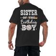 Sister Of The Birthday Boy Baseball Bday Family Men's Back Print T-Shirt Sister Of The Birthday Boy Baseball Bday Family Men's Back Print T-Shirt