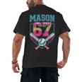 Trendy Mason 67 Mem Ice Cream Drip Baseball Birthday Costume Men's Back Print T-Shirt Trendy Mason 67 Mem Ice Cream Drip Baseball Birthday Costume Men's Back Print T-Shirt