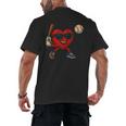 Valentines Day Baseball Red Heart Love Boys Kids Tee Men's Back Print T-Shirt Valentines Day Baseball Red Heart Love Boys Kids Tee Men's Back Print T-Shirt