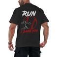 Vintage Baseball Catcher Boys Go Ahead Run I Dare You Men's Back Print T-Shirt Vintage Baseball Catcher Boys Go Ahead Run I Dare You Men's Back Print T-Shirt