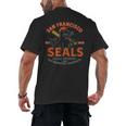 Vintage San Francisco Seals California Baseball Logo Men's Back Print T-Shirt