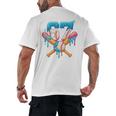 67 Baseball Life Style 101 Apparel Youth Drip Baseball Boys Men's Back Print T-Shirt