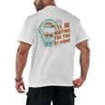Baseball Catcher Waiting At Home Aggressive Player Quote Men's Back Print T-Shirt Baseball Catcher Waiting At Home Aggressive Player Quote Men's Back Print T-Shirt