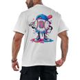 Baseball Drip 8th 8 Year Old Birthday Boys Pitcher Player Men's Back Print T-Shirt Baseball Drip 8th 8 Year Old Birthday Boys Pitcher Player Men's Back Print T-Shirt