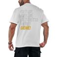 Baseball Player Get Up Get Outta Here Gone Home Run Men's Back Print T-Shirt Baseball Player Get Up Get Outta Here Gone Home Run Men's Back Print T-Shirt