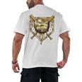 Camo Baseball Dripping Military Camouflage Sports Men Boy Men's Back Print T-Shirt